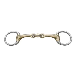 Sprenger Dynamic RS Olivenkopftrense Unterlegtrense 14 mm doppelt gebrochen - Sensogan Gebisslängegrösse: 12.5 cm