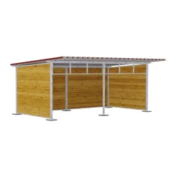 Growi Weidehütte – 7,0 x 3,5 m - Braun -