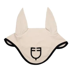 Equestro Ohrengarn Black Line Logo - Beige -  Grösse: Full, Farbe: Beige