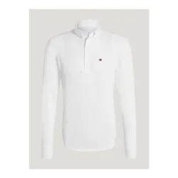 Tommy Hilfiger Equestrian Turniershirt Neville Herren - Optic White -  Grösse Bekleidung Herren: XXL