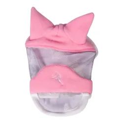 HKM Fliegenschutzmaske mit Nasenteil Hobby Horsing - Rosa -  Grösse: 1 Stück, Farbe: Rosa