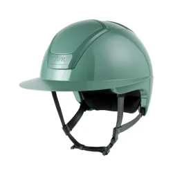 KASK Reithelm Nemesi Shine WP - schwarzer Kinnriemen Mint Green