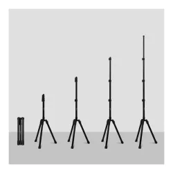 Pivo Tripod inkl. Travel Case Classic - Schwarz -