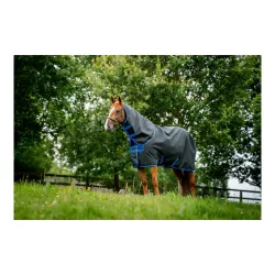 Horseware Weidedecke Amigo Ripstop 900 Plus 200g - Black/Classic Blue -  Grösse Pferdedecken: 130 cm