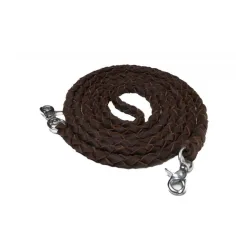 F.R.A Zügel jack zu Bosal tigo - Braun -  Länge: 300 cm