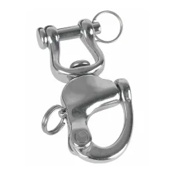 Waldhausen Sicherheitsschäkel aus Edelstahl - Silber -  Grösse: 13 cm