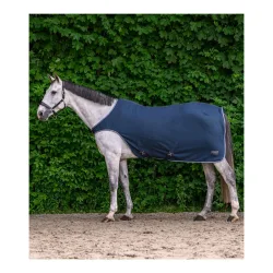 Waldhausen Fleece-Führmaschinendecke Essential Blau