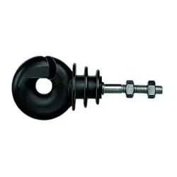 Lister Ringisolator metrisch WI 24/2 - M6 x 25 mm - Schwarz -