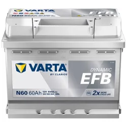 Autobatterie Varta N60 Dynamic  EFB 12V 60Ah  640A