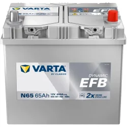 Autobatterie Varta N65 Dynamic  EFB 12V 65Ah  650A