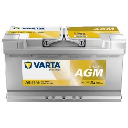 Autobatterie Varta A5 Dynamic AGM 12V 95Ah  850A