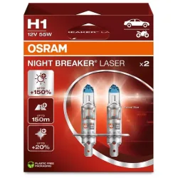 Osram Automotive 64150NL-2HB Halogen Leuchtmittel Night Breaker® Laser Next Generation H1 55 W 12 V