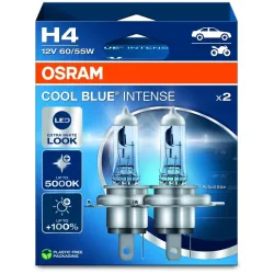 Osram Automotive 4062172387415 Halogen Leuchtmittel COOL BLUE® INTENSE H4 55 W 12 V