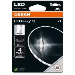 Leds Osram LEDriving SL C5W Cool White 29mm 1W 6000K