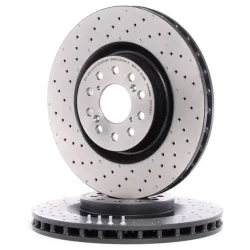 Bremsscheibe Vorne Gelochten Brembo  für HONDA CIVIC X Berline bicorps trois ou cinq portes (FC_, FK_)  2.0 Type-R (FK8) 320ps
