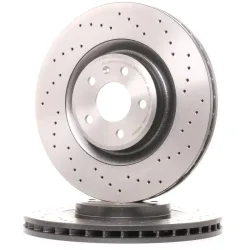 Brembo, Bremsscheibe Hinten Gelochten Brembo Xtra für VW GOLF VIII Variant (CG5, DB5)  2.0 TSI 4motion 190ps