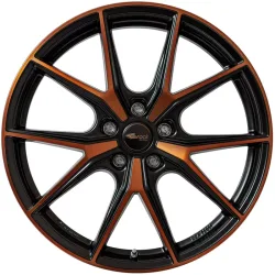 Felgen Brock B40 8.0x19 5x112 ET40 Black Orange Matt