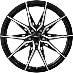Brock B42 8.5x20 5x112 ET48 Schwarz Glanz Voll-Poliert Felgen