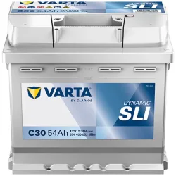 Autobatterie Varta C30 Dynamic SLI 12V 54Ah  530A