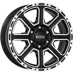 Felgen DOTZ 4X4 Kalahari 8.0x18 6x139.7 ET30 Black/polished