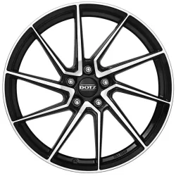 DOTZ Spa 8.0x19 5x114.3 ET40 Black/polished Felgen