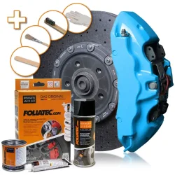 Foliatec Sky Blue Bremssattellack-Set 125ml