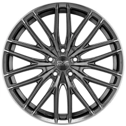 OZ GRAN TURISMO HLT 8.5x20 5x114.3 ET36 STAR GRAPHITE DIAMOND LIP Felgen