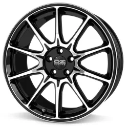 OZ HYPER XT HLT 10.0x22 5x130 ET28 GLOSS BLACK DIAMOND CUT Felgen