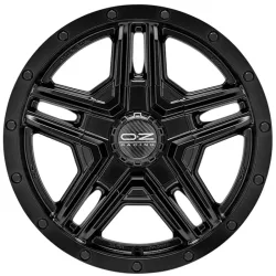 OZ RALLY ADVENTURE 8.0x17 5x120 ET35 MATT BLACK + RIVETS Felgen