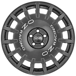 OZ RALLY RACING 8.0x19 5x114.3 ET45 DARK GRAPHITE SILVER LETTERING Felgen