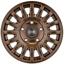OZ RALLY RAID 8.5x18 5x120 ET10 GLOSS BRONZE BLACK LETTERING Felgen