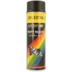 Motip Rallye Schwarz Matt 500ml