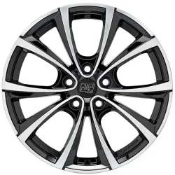 MSW 27T 9.5x20 5x114.3 ET45 GLOSS BLACK FULL POLISHED Felgen