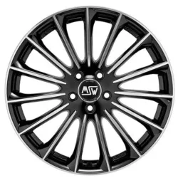 MSW 30 8.0x18 5x112 ET35 BLACK FULL POLISHED (GBFP) Felgen