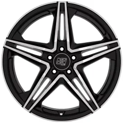 MSW 31 7.5x19 5x112 ET40 GLOSS BLACK FULL POLISHED Felgen