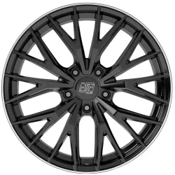 Felgen MSW 44 9.0x20 5x112 ET20 Gloss Black+diamond Lip