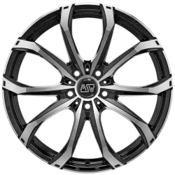 MSW 48 8.5x20 5x112 ET45 BLACK FULL POLISHED (GBFP) Felgen
