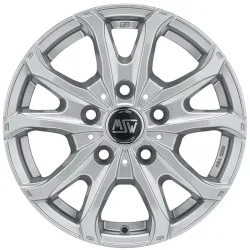 MSW 48 VAN 6.5x16 6x130 ET62 FULL SILVER Felgen