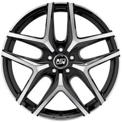 MSW 40 8.0x19 5x114.3 ET45 BLACK FULL POLISHED (GBFP) Felgen