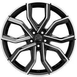MSW 41 10.0x20 5x120 ET35 GLOSS BLACK FULL POLISHED Felgen