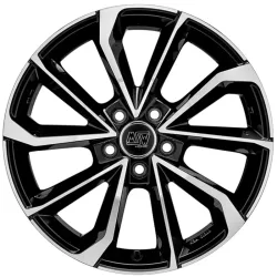 Felgen MSW 42 8.0x19 5x108 ET40 Gloss Black Full Polished