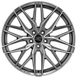 MSW 50 8.5x19 5x112 ET43 MATT GUN METAL FULL POLISHED (MGMFP) Felgen