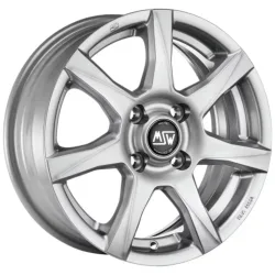 Felgen MSW 77 5.0x14 4x100 ET35 Full Silver