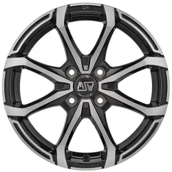 Felgen MSW X4 5.5x14 4x100 ET35 Black Full Polished (gbfp)