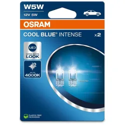 Osram Automotive 4062172394710 Signal Leuchtmittel COOL BLUE® INTENSE W5W 5 W 12 V