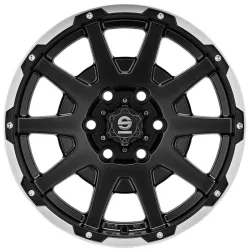 Felgen Sparco DAKAR 5.5x16 5x139.7 ET0 Matt Black Lip Polish