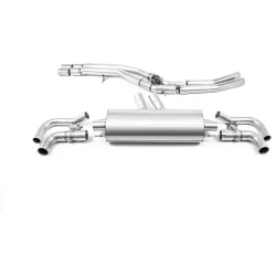 OPF-Back mit Klappensystem Milltek  2x76mm OE Tips für AUDI Q8 (4MN, 4MT)  RS FSI Mild Hybrid quattro 600ps