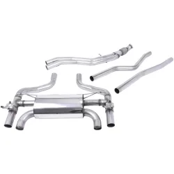 Cat-Back Milltek  N/A Carbon Jet-90 Trims für BMW 2 Coupé (F22, F87)  M2 370ps