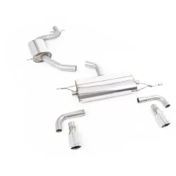 Cat-Back Milltek  69.85 Dual 90mm Jet für VW GOLF VI (5K1)  2.0 GTi 210ps