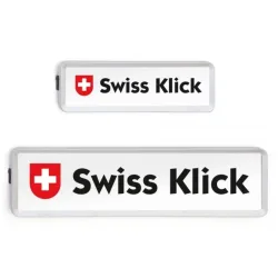 SwissKlick  Silber Matt (Langformat)